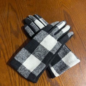 Womens plaid gloves